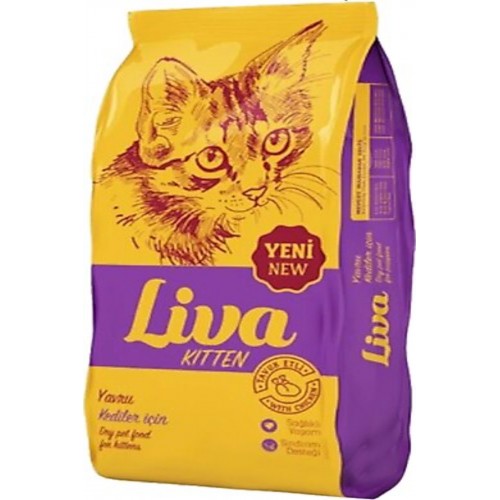 Liva Tavuk Etli Açık Yavru Kedi Maması Liva Tavuk Etli Açık Yavru Kedi Maması