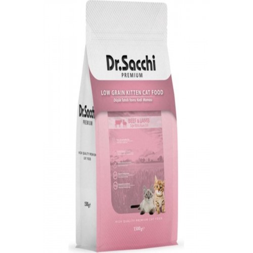 Dr.Sacchi Premium Düşük Tahıllı Açık Yavru Kedi Maması Dr.Sacchi Premium Düşük Tahıllı Açık Yavru Kedi Maması