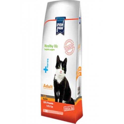 Pawpaw Balıklı Açık Yetişkin Kedi Maması