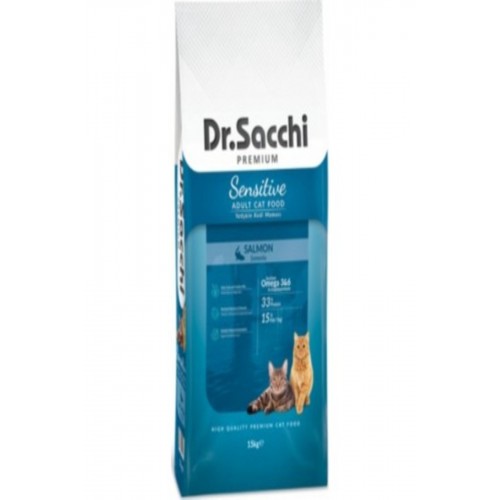 Dr.Sacchi Premium Sensitive Somonlu Açık Yetişkin Kedi Maması Dr.Sacchi Premium Sensitive Somonlu Açık Yetişkin Kedi Maması