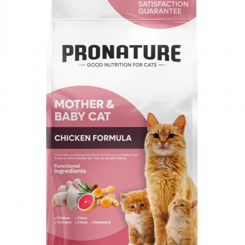 Pronature Mother & Baby Cat Tavuk Etli Açık Yavru Kedi Maması