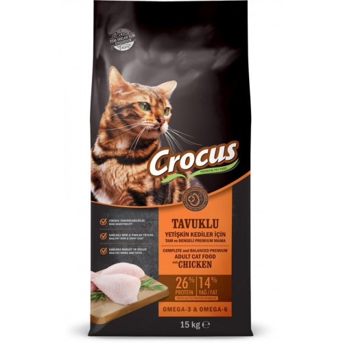 crocus Tavuk Etli Yetişkin Kedi Maması crocus Tavuk Etli Yetişkin Kedi Maması