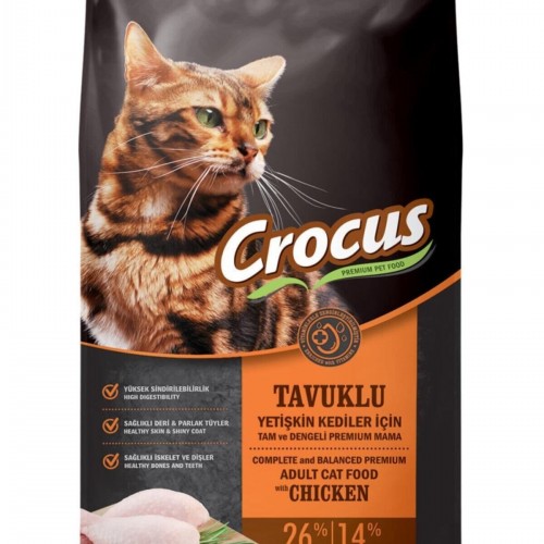 crocus Tavuk Etli Yetişkin Kedi Maması