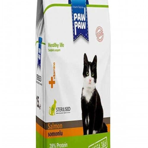 Paw Paw Sterilised Somonlu Kısırlaştırılmış Kedi Maması