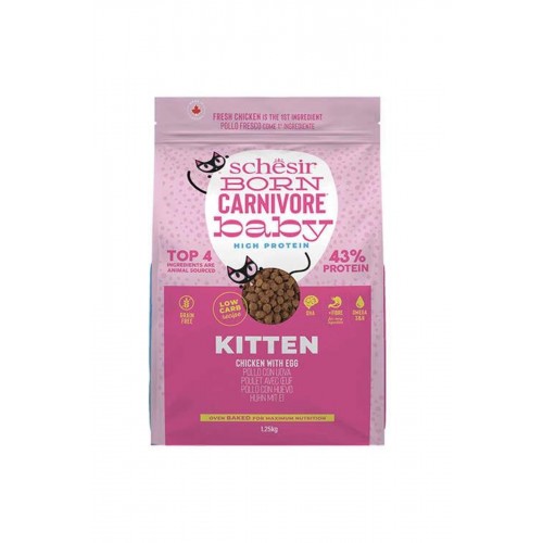 Born Carnivore Baby Tavuklu ve Yumurtalı Tahılsız Yavru Kedi Maması 1,25 Kg Born Carnivore Baby Tavuklu ve Yumurtalı Tahılsız Yavru Kedi Maması 1,25 Kg