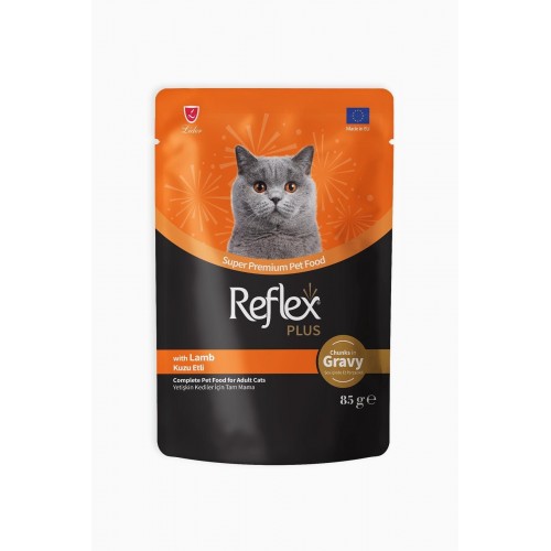 Plus Sos İçinde Et Parçacıklı Kuzu Etli Yetişkin Kedi Maması 85 gr Plus Sos İçinde Et Parçacıklı Kuzu Etli Yetişkin Kedi Maması 85 gr