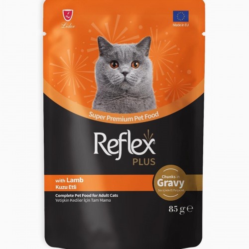 Plus Sos İçinde Et Parçacıklı Kuzu Etli Yetişkin Kedi Maması 85 gr Plus Sos İçinde Et Parçacıklı Kuzu Etli Yetişkin Kedi Maması 85 gr