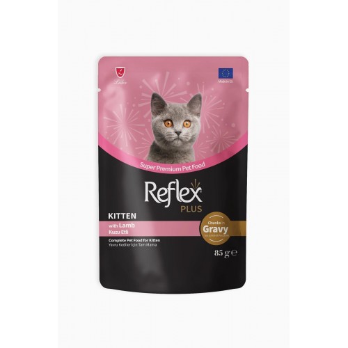 Plus Sos İçinde Et Parçacıklı Kuzu Etli Yavru Kedi Maması 85 gr Plus Sos İçinde Et Parçacıklı Kuzu Etli Yavru Kedi Maması 85 gr