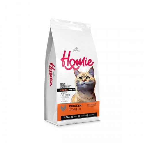 Homie Super Premium Pet Food- Tavuklu Yetişkin Kedi Maması-15 kg Homie Super Premium Pet Food- Tavuklu Yetişkin Kedi Maması-15 kg
