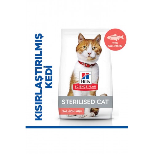 Hill’s Scıence Plan Sterilised Somon Balıklı Kısırlaştırılmış Kedi Maması 1,5 Kg Hill’s Scıence Plan Sterilised Somon Balıklı Kısırlaştırılmış Kedi Maması 1,5 Kg