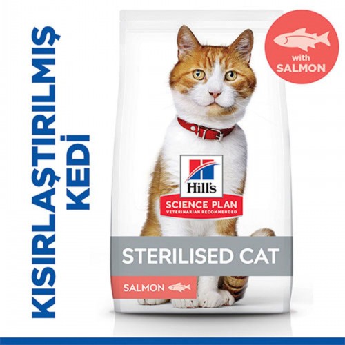 Hill’s Scıence Plan Sterilised Somon Balıklı Kısırlaştırılmış Kedi Maması 1,5 Kg
