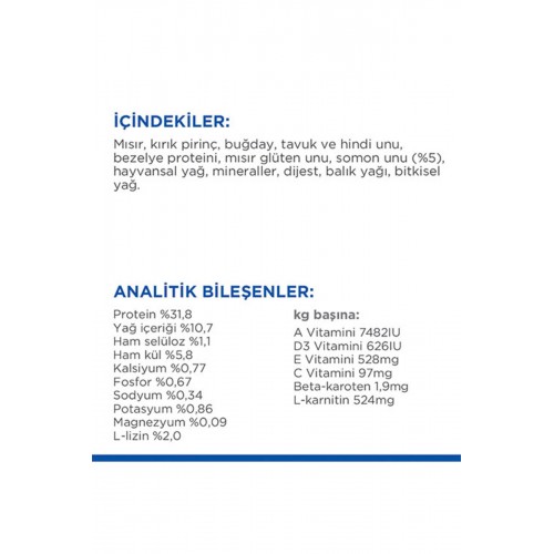 Hill’s Scıence Plan Sterilised Somon Balıklı Kısırlaştırılmış Kedi Maması 1,5 Kg Hill’s Scıence Plan Sterilised Somon Balıklı Kısırlaştırılmış Kedi Maması 1,5 Kg