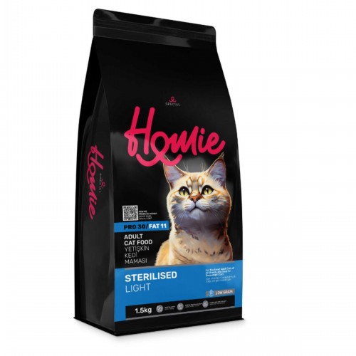 Düşük Tahıllı Kısırlaştırılmış Yetişkin Kedi Maması 1,5 Kg