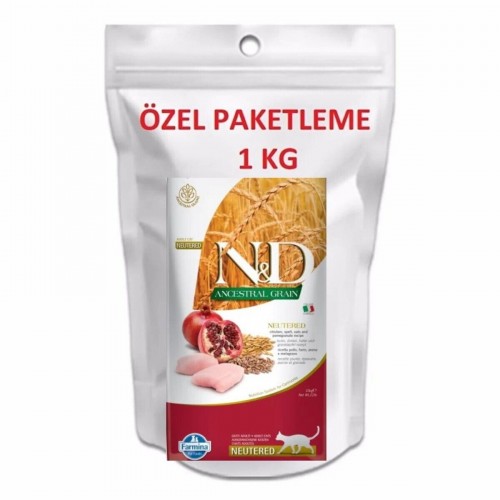 ANCESTRAL GRAIN (DÜŞÜK TAHILLI) KISIRLAŞTIRILMIŞ - TAVUK 1 KG DOYPACK AMBALAJ KEDİ MAMASI ANCESTRAL GRAIN (DÜŞÜK TAHILLI) KISIRLAŞTIRILMIŞ - TAVUK 1 KG DOYPACK AMBALAJ KEDİ MAMASI