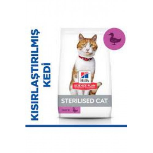 HİLLS KISIR KURU KEDİ MAMASI ÖRDEKLİ STERİL PAKETTE 1 KG HİLLS KISIR KURU KEDİ MAMASI ÖRDEKLİ STERİL PAKETTE 1 KG