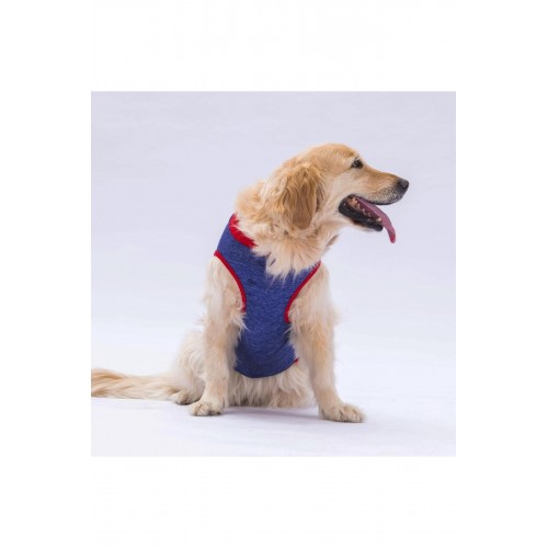 Lacivert Summer Time Büyük Köpek Tişörtü - Köpek Kıyafeti (15 KG-45 KG) Lacivert Summer Time Büyük Köpek Tişörtü - Köpek Kıyafeti (15 KG-45 KG)