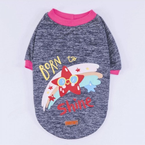 Antrasit Shine Kedi Köpek Sweati - Kedi Köpek Kıyafeti