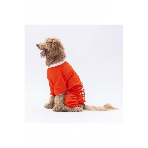 Turuncu Giraffe Orta ve Büyük Irk Köpek Pijaması - Köpek Tulumu - Köpek Kıyafeti (15 KG-45 KG) Turuncu Giraffe Orta ve Büyük Irk Köpek Pijaması - Köpek Tulumu - Köpek Kıyafeti (15 KG-45 KG)