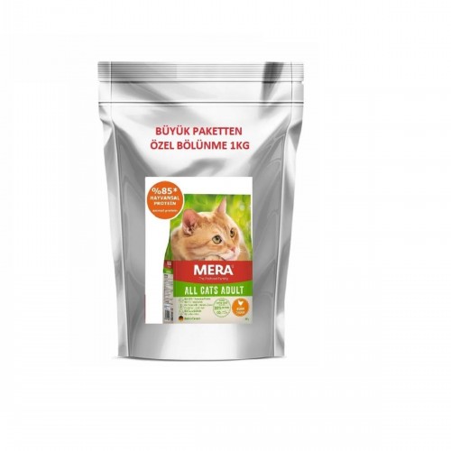 Mera All Cats Tahılsız Tavuklu Kedi Maması Özel Paket 1 Kg Mera All Cats Tahılsız Tavuklu Kedi Maması Özel Paket 1 Kg
