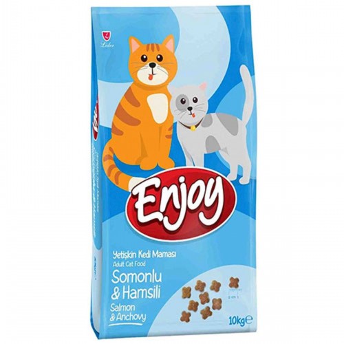 Somonlu Ve Hamsili Yetişkin Kedi Maması 10 Kg