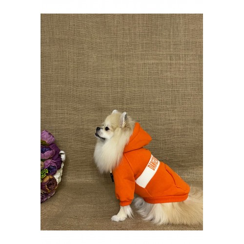 Turuncu Cute Köpek Hoodie Köpek Sweat Köpek Kıyafeti Kedi Kıyafeti Turuncu Cute Köpek Hoodie Köpek Sweat Köpek Kıyafeti Kedi Kıyafeti