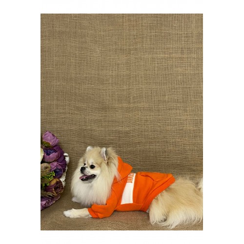 Turuncu Cute Köpek Hoodie Köpek Sweat Köpek Kıyafeti Kedi Kıyafeti Turuncu Cute Köpek Hoodie Köpek Sweat Köpek Kıyafeti Kedi Kıyafeti