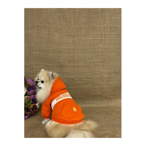 Turuncu Cute Köpek Hoodie Köpek Sweat Köpek Kıyafeti Kedi Kıyafeti Turuncu Cute Köpek Hoodie Köpek Sweat Köpek Kıyafeti Kedi Kıyafeti