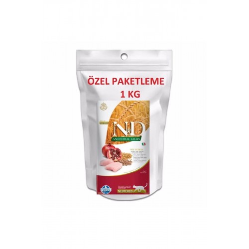 ANCESTRAL GRAIN (DÜŞÜK TAHILLI) KISIRLAŞTIRILMIŞ - TAVUK 1 KG DOYPACK AMBALAJ KEDİ MAMASI ANCESTRAL GRAIN (DÜŞÜK TAHILLI) KISIRLAŞTIRILMIŞ - TAVUK 1 KG DOYPACK AMBALAJ KEDİ MAMASI