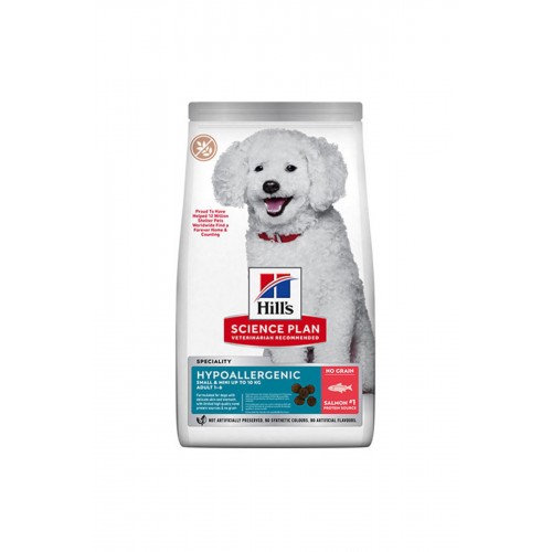 Hill’s Scıence Plan Hypoallergenic Small Mini Somonlu Küçük Irk Yetişkin Köpek Maması 1,5 Kg Hill’s Scıence Plan Hypoallergenic Small Mini Somonlu Küçük Irk Yetişkin Köpek Maması 1,5 Kg