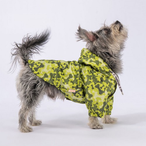 Greenossa Polarlı Köpek Montu Köpek Yağmurluk Köpek Kıyafeti Köpek Elbisesi