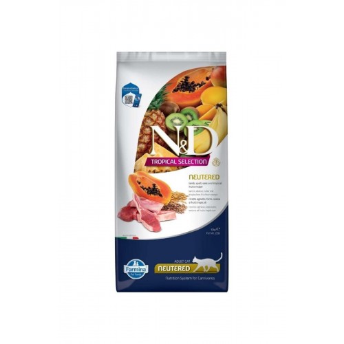 Tropikal Selection Kuzulu Kısırlaştırılmış Yetişkin Kedi Maması 10 Kg Tropikal Selection Kuzulu Kısırlaştırılmış Yetişkin Kedi Maması 10 Kg