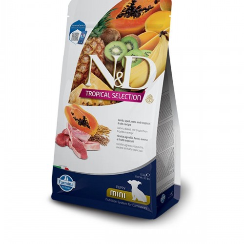 Nd Dog Tropical Puppy Mini Kuzulu Köpek Maması 1,5 Kg
