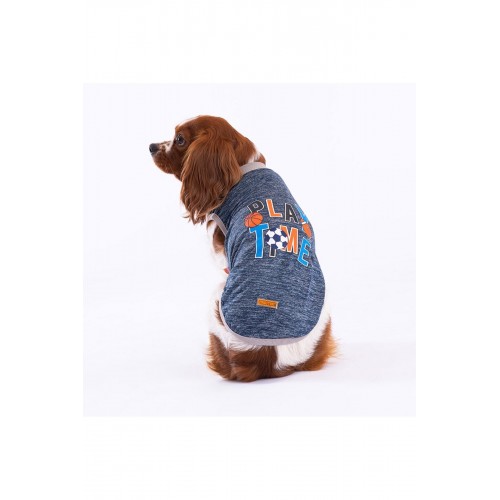 Lacivert Sporty Kedi Köpek Tişörtü - Kedi Köpek Kıyafeti Lacivert Sporty Kedi Köpek Tişörtü - Kedi Köpek Kıyafeti