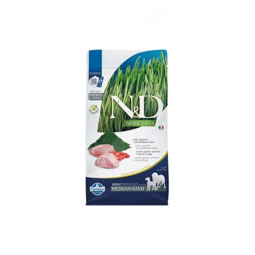 Spirulina Tahılsız Kuzu Etli Orta Ve Büyük Irk Yetişkin Köpek Maması 2 Kg Spirulina Tahılsız Kuzu Etli Orta Ve Büyük Irk Yetişkin Köpek Maması 2 Kg