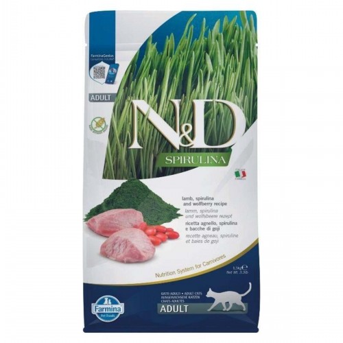 Spirulina Lamb Kuzulu Tahılsız Yetişkin Kedi Maması 1,5kg Spirulina Lamb Kuzulu Tahılsız Yetişkin Kedi Maması 1,5kg