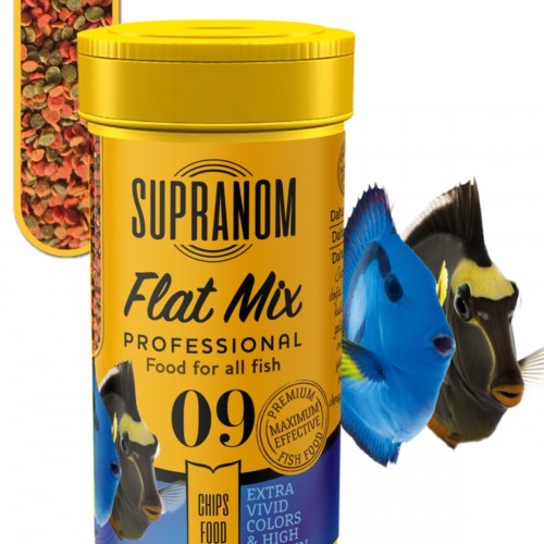 Supranom Tatlı Ve Tuzlu Su Balık Yemi Flat Mix Chips Food 100ml Supranom Tatlı Ve Tuzlu Su Balık Yemi Flat Mix Chips Food 100ml