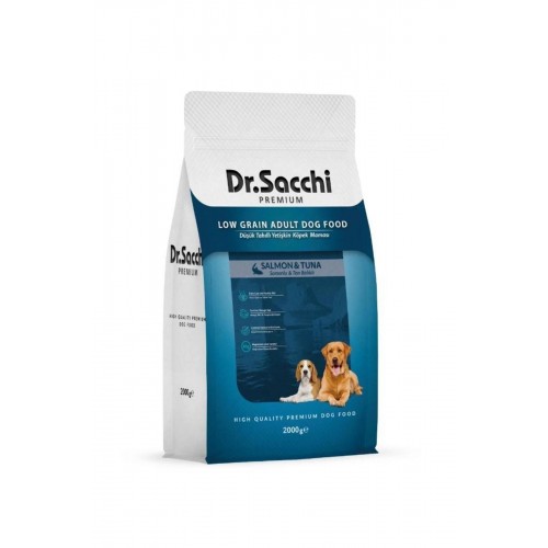 Dr.sacchi Premium Düşük Tahıllı Somonlu Yetişkin Köpek Maması 2 Kg Dr.sacchi Premium Düşük Tahıllı Somonlu Yetişkin Köpek Maması 2 Kg