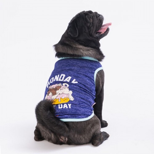 Mor Lazy Kedi Köpek Tişörtü - Kedi Köpek Kıyafeti