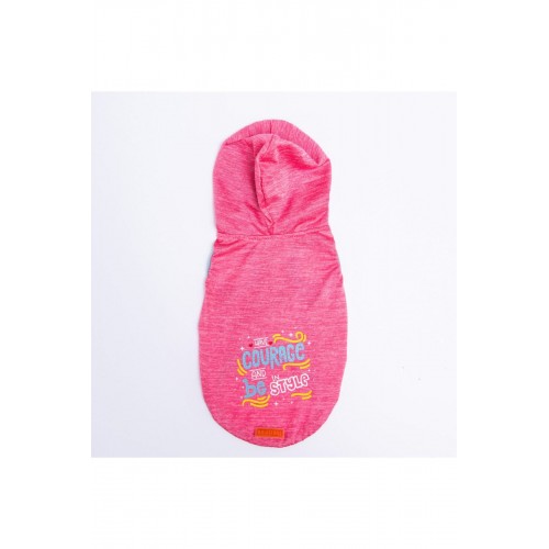 Pembe Style Kapşonlu Kedi Köpek Tişörtü - Kedi Köpek Kıyafeti Pembe Style Kapşonlu Kedi Köpek Tişörtü - Kedi Köpek Kıyafeti