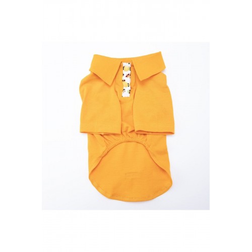 Pineapple Polo Yaka Kedi Köpek T-shirt - Kedi Köpek Kıyafeti Pineapple Polo Yaka Kedi Köpek T-shirt - Kedi Köpek Kıyafeti
