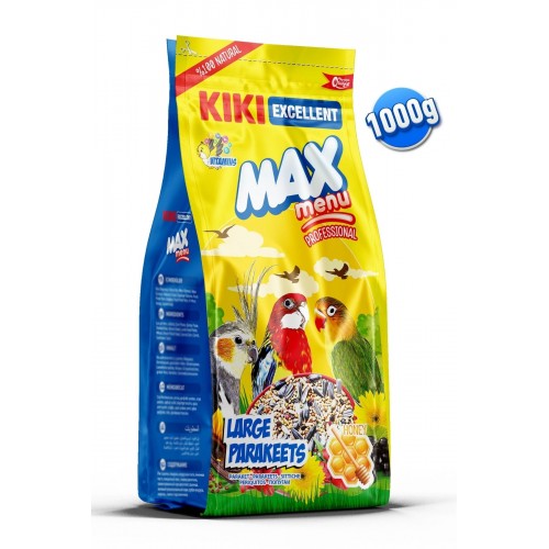 Kuş Max Menu Large Parakeets Büyük Pareket Yemi 1000 Gr. Kb307 Kuş Max Menu Large Parakeets Büyük Pareket Yemi 1000 Gr. Kb307