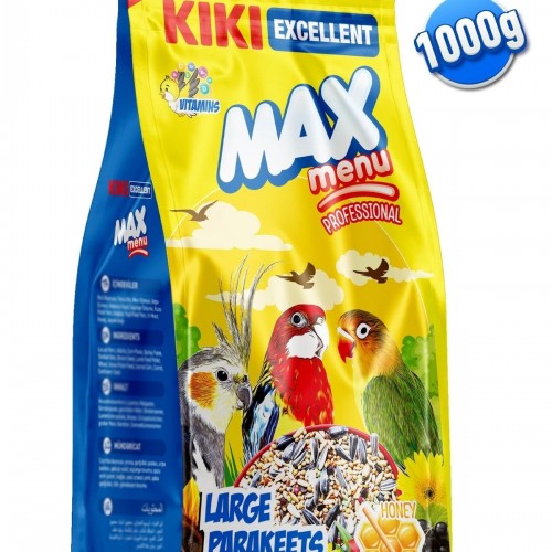 Kuş Max Menu Large Parakeets Büyük Pareket Yemi 1000 Gr. Kb307