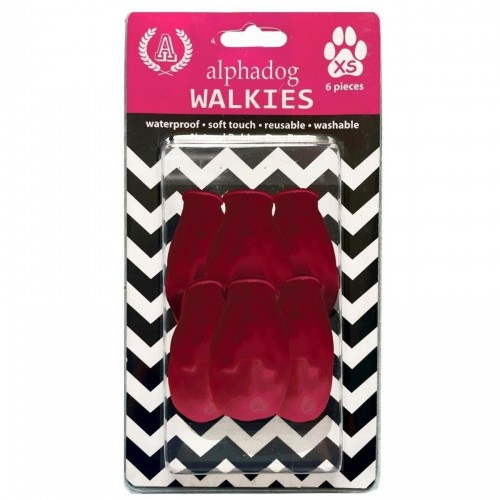 Alphadog Walkies Galoş Patik Xs Kırmızı