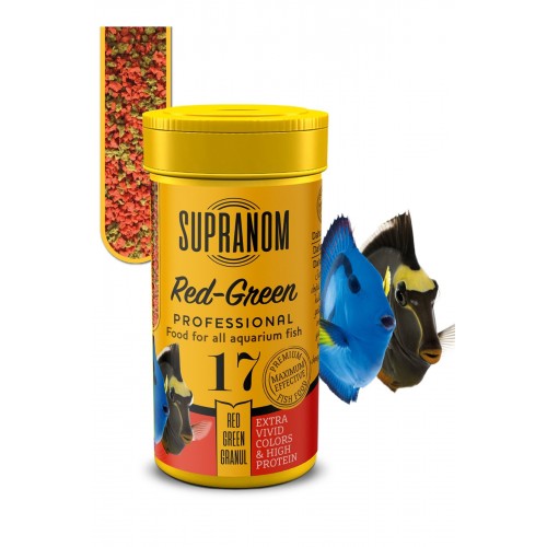 Supranom Cichlid Balık Yemi Red-green Granul 100ml Supranom Cichlid Balık Yemi Red-green Granul 100ml
