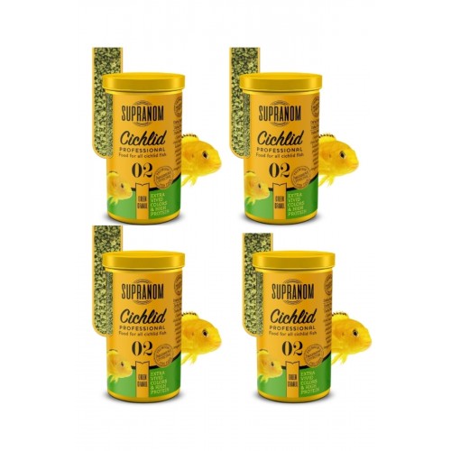 Cichlid Balık Yemi Green Granul 4adet 250 ml (02) Cichlid Balık Yemi Green Granul 4adet 250 ml (02)