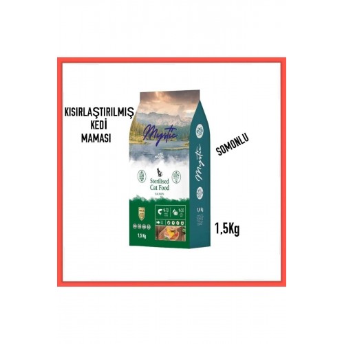 Az Tahıllı Kısırlaştırılmış Somonlu Kedi Maması 1,5 Kg Az Tahıllı Kısırlaştırılmış Somonlu Kedi Maması 1,5 Kg