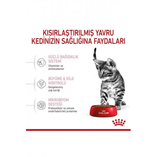 Kitten Sterilised Kısırlaştırılmış Yavru Kedi Maması 2kg Kitten Sterilised Kısırlaştırılmış Yavru Kedi Maması 2kg
