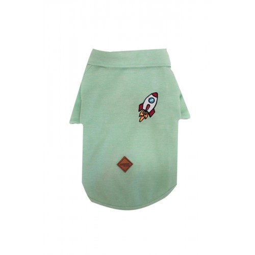 Paw Star Roket Kedi Köpek Tshirt Polo Yaka Paw Star Roket Kedi Köpek Tshirt Polo Yaka