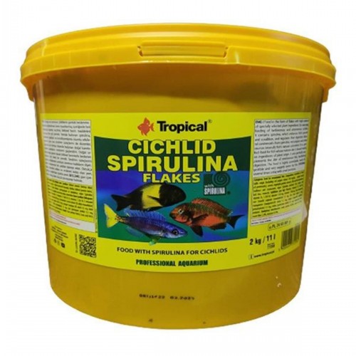 Cichlid Spirulina Flakes 11lt 2kg Cichlid Spirulina Flakes 11lt 2kg