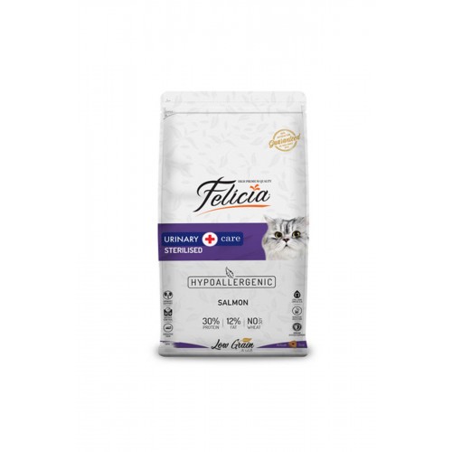 Hypoallergenic Urinary Somonlu Düşük Tahıllı Kısırlaştırılmış Kedi Maması 2 Kg Hypoallergenic Urinary Somonlu Düşük Tahıllı Kısırlaştırılmış Kedi Maması 2 Kg